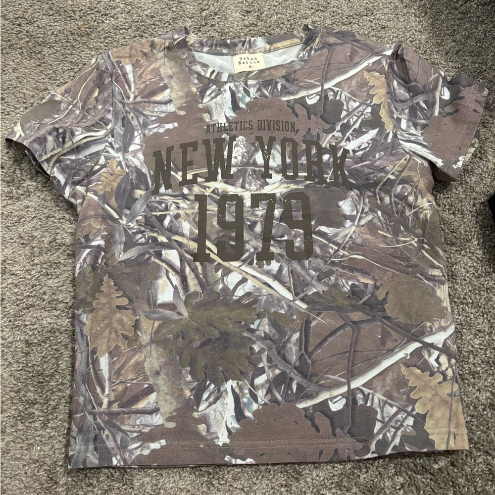 Athletics Division Camouflage Tee - Gray